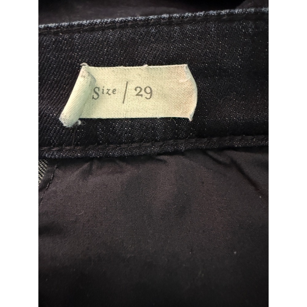 Pilcro and the Letterpress High Rise Flare Jeans Dark Indigo Blue Size 29 - Picture 3 of 12